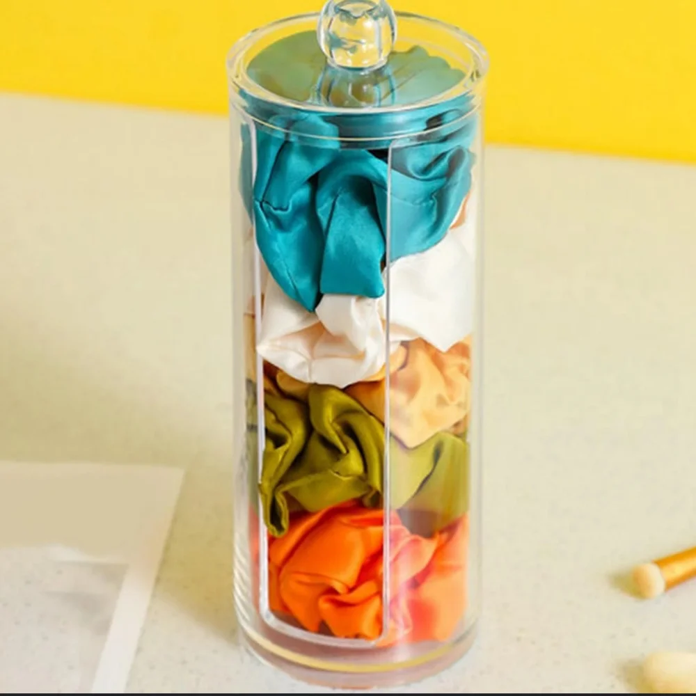 Scrunchie Holder Stand, Transparent Hair Tie Holder